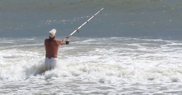 Surf Fishing At The Beach